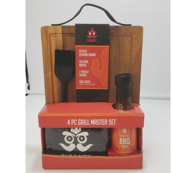 Picante 4 Piece Grill Master Set, **NEW** - Picture 1 of 5